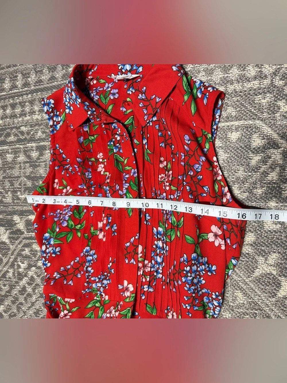 Nanette Lepore Red Floral dress - Picture 11 of 12